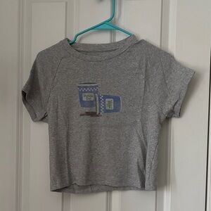 Aerie Cropped Ribbed Baby T-Shirt